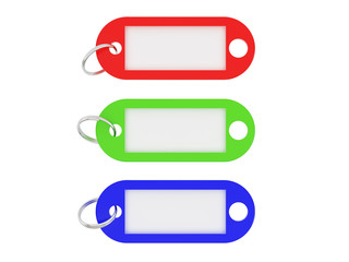 Multi-coloured labels