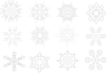Snowflake contours
