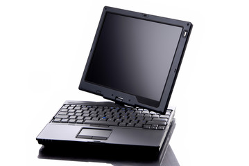 a personal computer isolated on white background