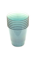 object on white - kitchen utensil - plastic cups