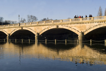 Fototapeta premium Bridge at the Lake