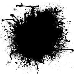 Illustrated ink splat