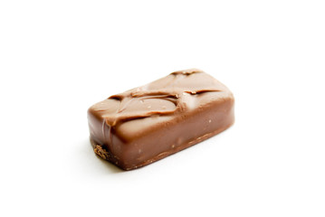 Candy chocolat bar isolated on white