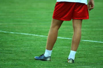 Obraz premium football training