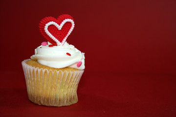 Velentines Day Cupcake