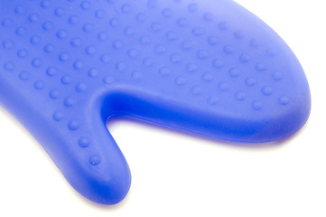 object on white - kitchen utensil - oven glove