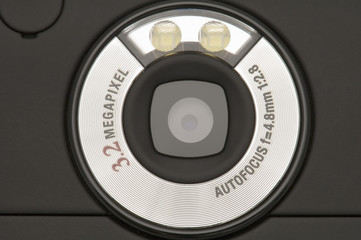 Fototapeta premium object on white - mobile phone with photographic camera