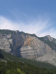Fototapeta na wymiar alpes italienne