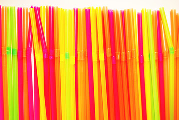 Colorful vertical straws 2