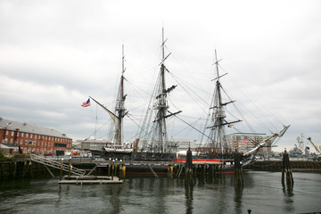 Fototapeta na wymiar USS Constitution, Boston, Massachusetts, Freedom Trail