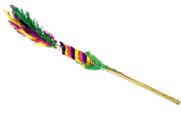 Colorful Easter palm isolated on white background © Marek Kosmal