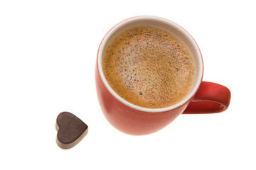 Valentines morning coffee