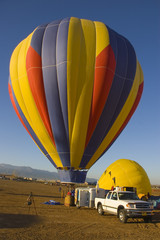 One of the balloons at the Taos balloon festival 
