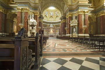 Fototapeta na wymiar basilique saint etienne, budapest