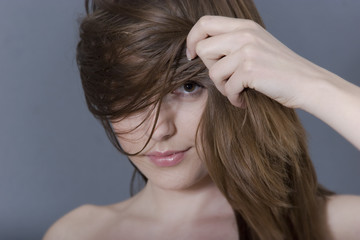 Naklejka premium Fashion model