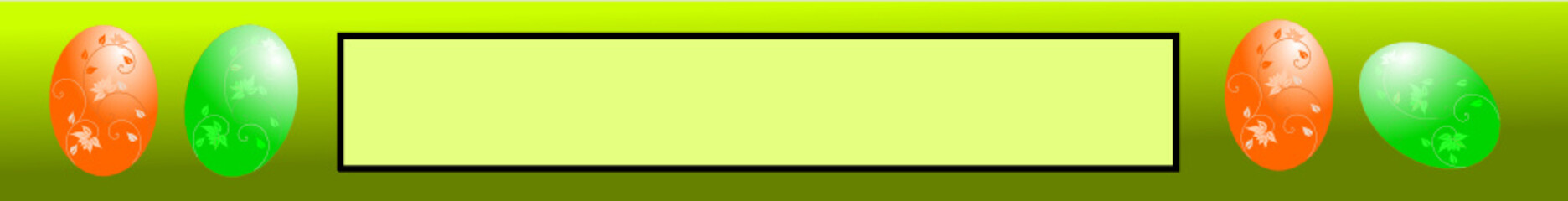 Fototapeta premium bannière de pâques
