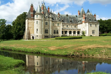 Obraz premium A chateau in the loire valley, France, Europe.