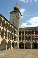 Fototapeta premium Stockalperpalast - Stolz von Brig