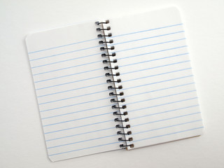Memo note book open 2
