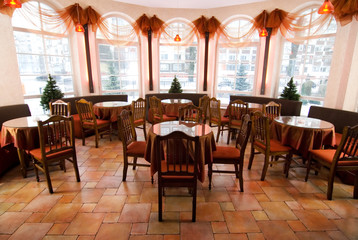 Fototapeta na wymiar Classic restaurant interior