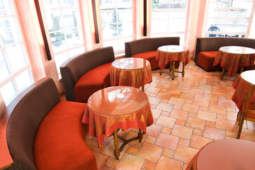 Classic restaurant interior