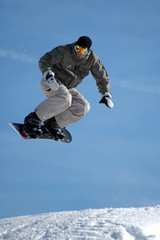 Fototapeta na wymiar Snowboarder 1