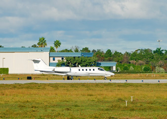 Small charter jet