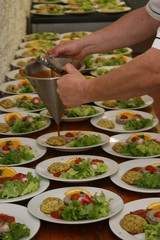 Cuisinier au travail