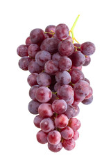 Grape cluster isolated on white background