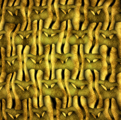 Gold woven background