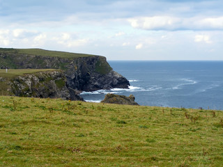 Coast of Cornwall near Tintagel