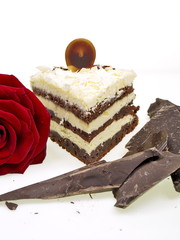 weißer schokoladen kuchen