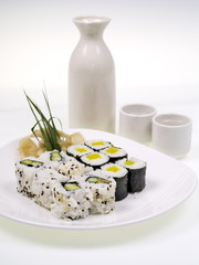 sushi und sake reiswein