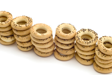 object on white - food - bagel
