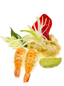 sushi und sashimi