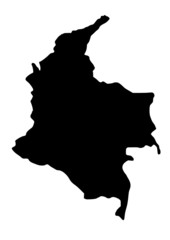 vector map of colombia