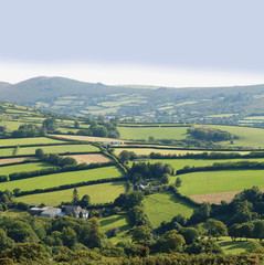 Obraz premium dartmoor devon england uk