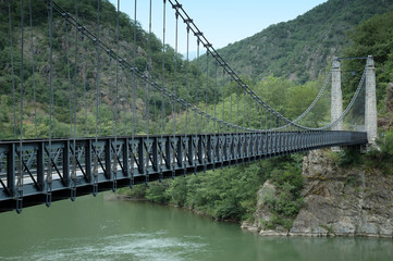 Suspension Bridge on the Tarn River