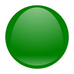 green glass button