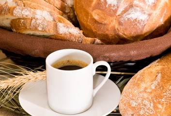 breakfast - assortment of baked bread