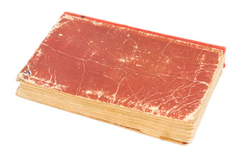 The old book on a white isolated background