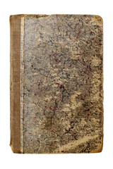 Old brown book cover