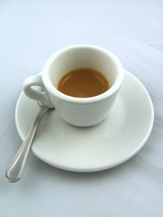 a cup of coffee