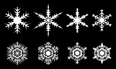 White Snowflakes 1-1