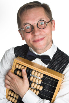 a  series of photos about an office clerk.