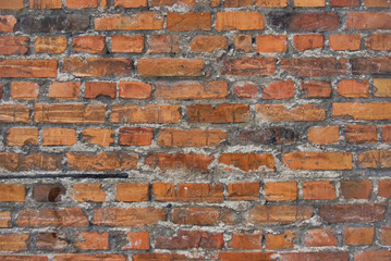 Obraz premium Brick wall. An old bricklaying (the beginning of XX century)