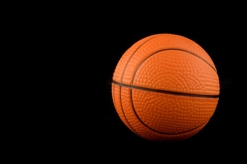 orange basketball as a sporting attribute