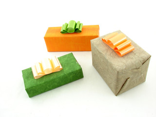 Colorful birthday presents