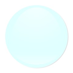 light blue aqua button