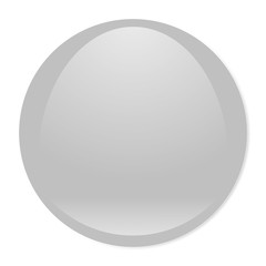 silver aqua button